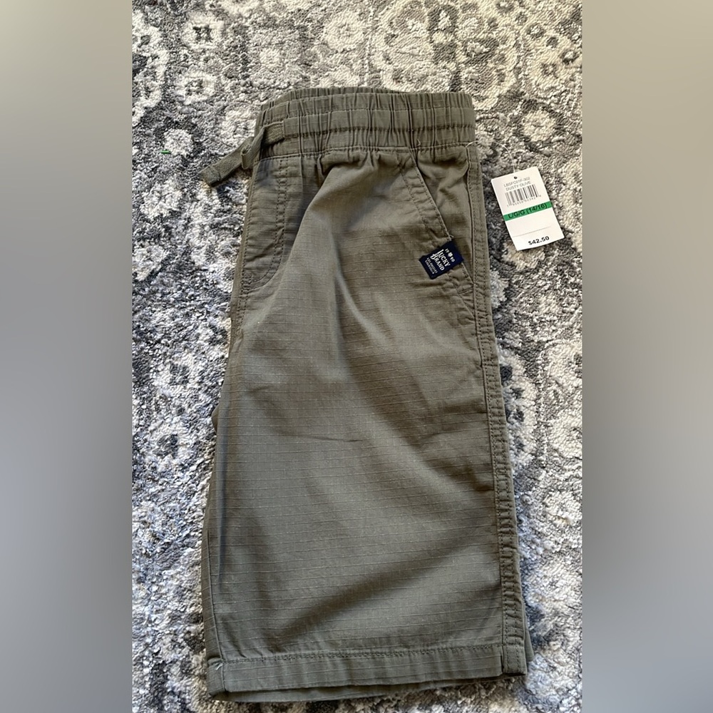 Boys Lucky Brand Olive Green Cargo Shorts